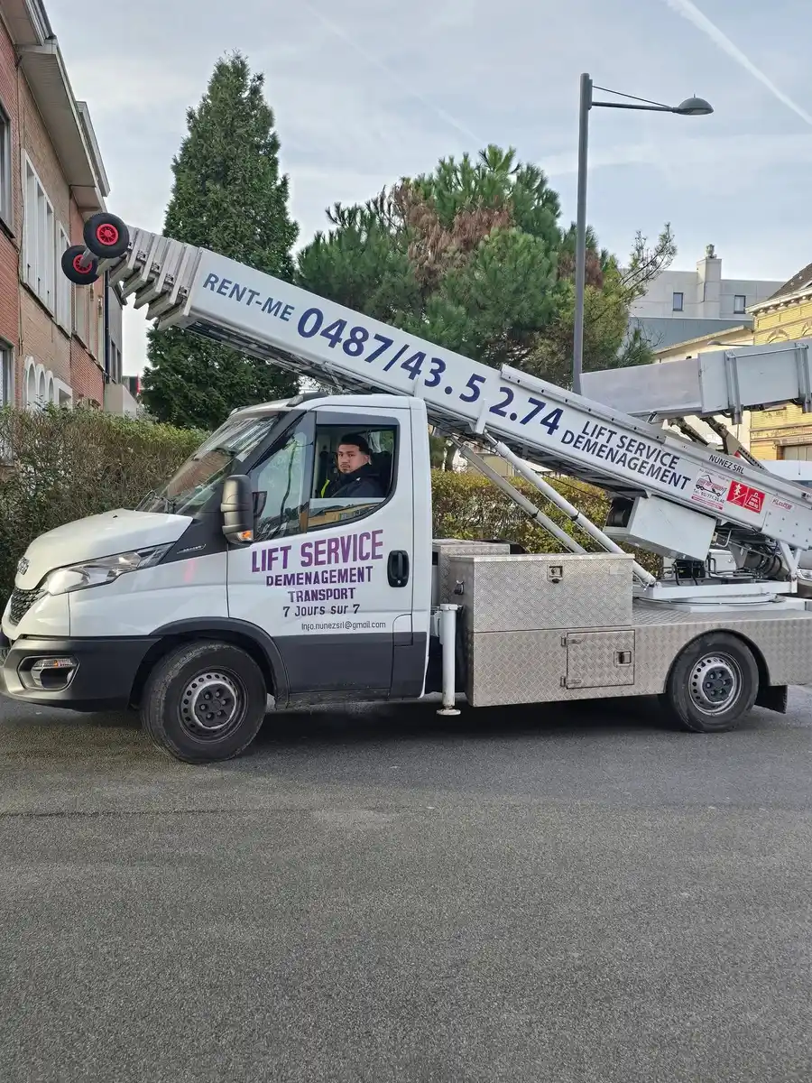 Camion avec chauffeur expérimenté